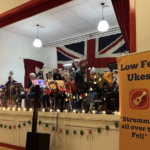 Low Fell Ukes playing three sets at Beamish Museum in the Fifties Village. A sell-out event with a really appreciative audience.